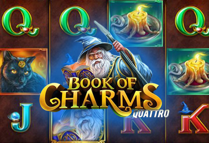 Book of Charms Quattro - Stakelogic slot at Hercules Casino Casino