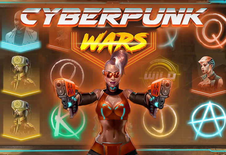 Cyberpunk Wars - Woohoo slot at Hercules Casino Casino