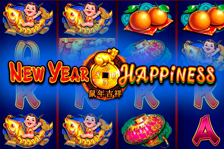 New Year Happiness - Ruby Play slot at Hercules Casino Casino