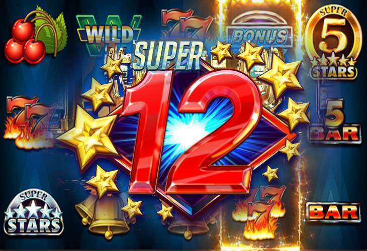 Super 12 Stars - Red Rake slot at Hercules Casino Casino