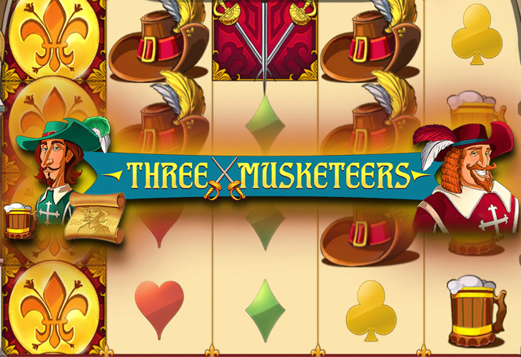 Three Musketeers - Red Tiger Gaming slot at Hercules Casino Casino